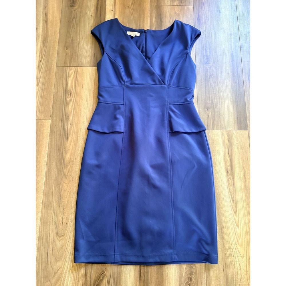 London Style Teal Business Dress Women's Sz 10 Sleeveless Professional